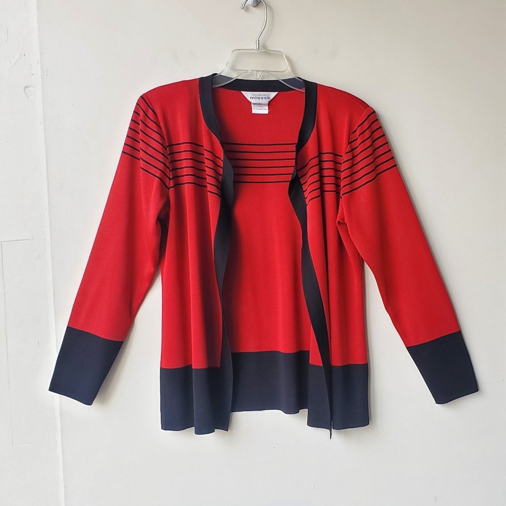Misook Open Front Sweater - image 1